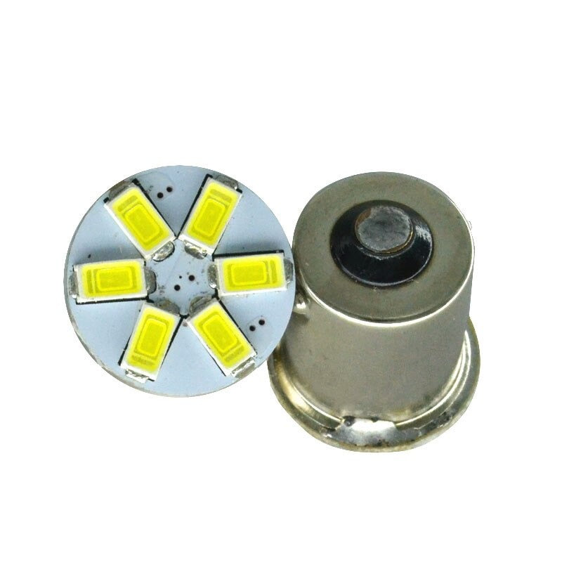 BA15S LED 6-SMD 5630 - 12V LED lamp WIT BA15S LED 6-SMD 5630 - 12V LED lamp WIT